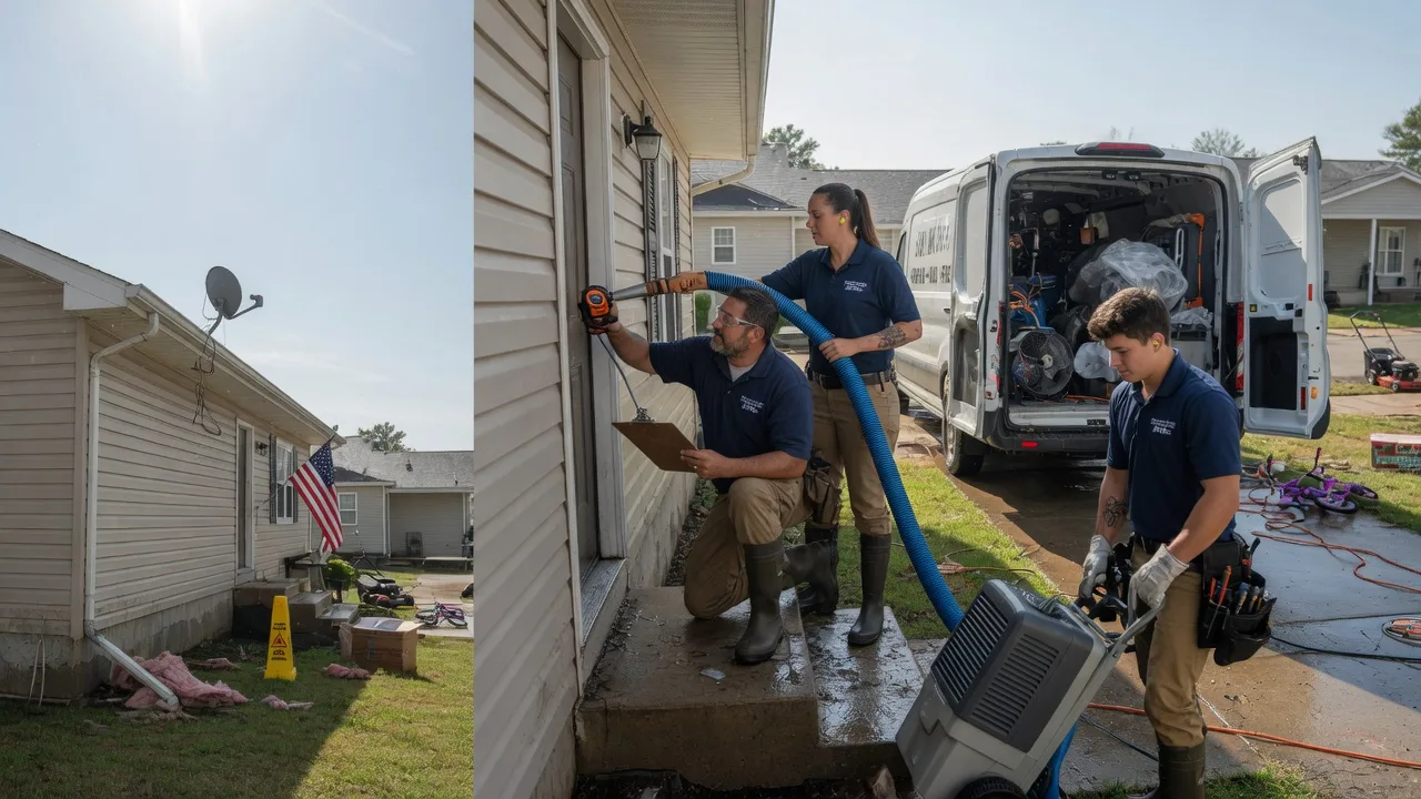 Ceiling Water Damage Restoration in Wolcott, IN near me